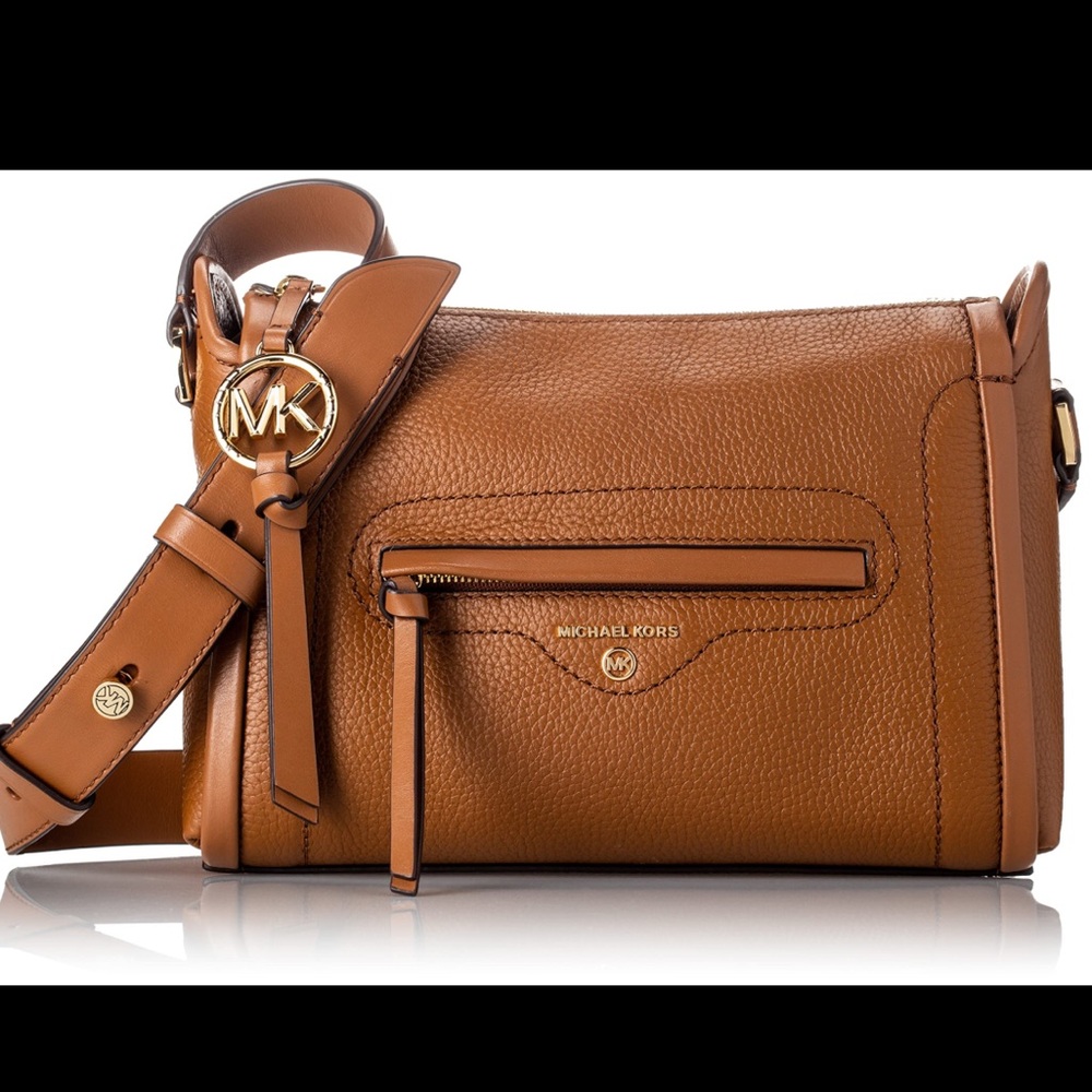 Michael Kors Carine Leather Small Crossbody Bag NWOT